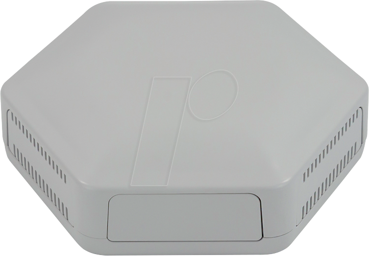 CBHEX1-42-GY - Hex-Box mit 4 massiven und 2 belüfteten Elementen, grau