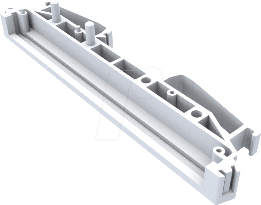 CB SEF 1000 - Endstück mit Fuß für modulare Gehäuse, 10 x 25 mm