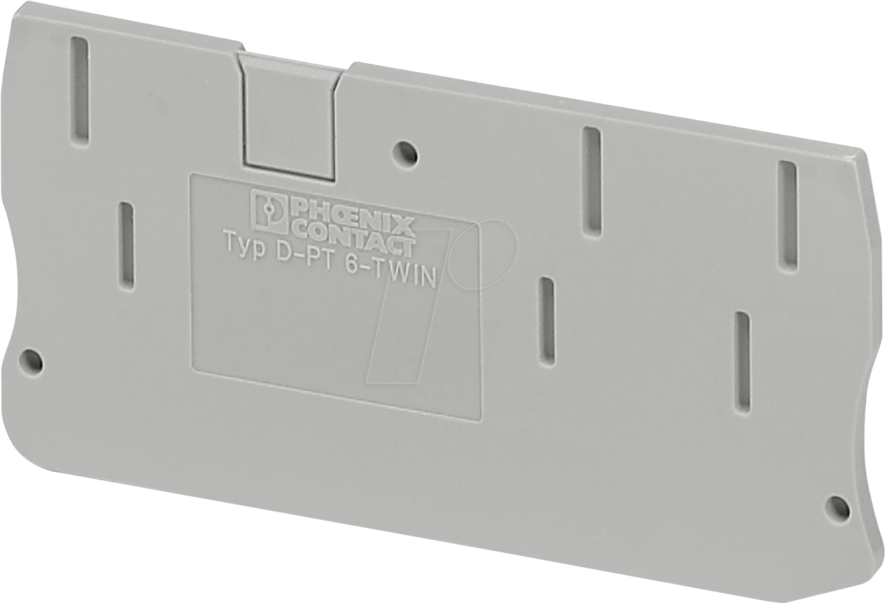 Phoenix 3211508 D-PT 6-TWIN Abschlussdeckel