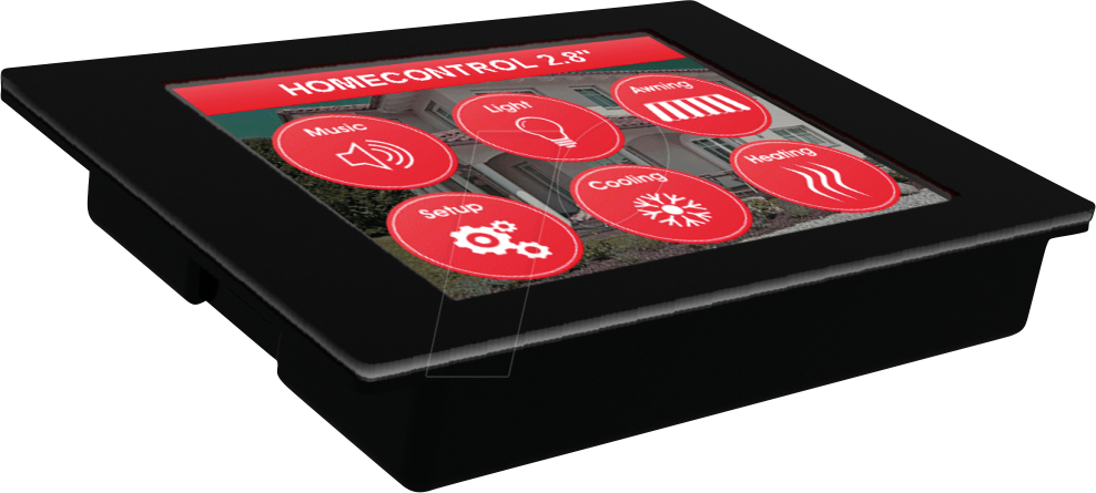 HMI028WM-32ATCS - 2,8'' Modbus Display, WLAN