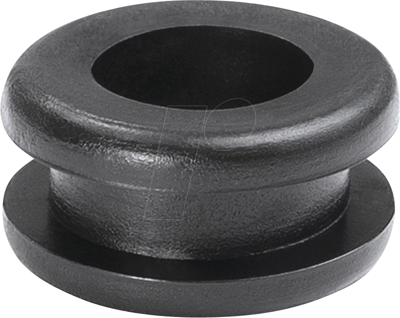 HT 633-02050 - Kabeldurchführung, Ø13.5 mm, schwarz