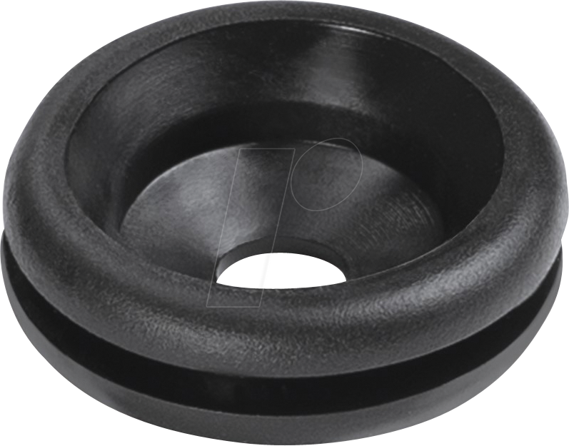 HT 633-04020 - Kabeldurchführung, Ø18.5 mm, schwarz
