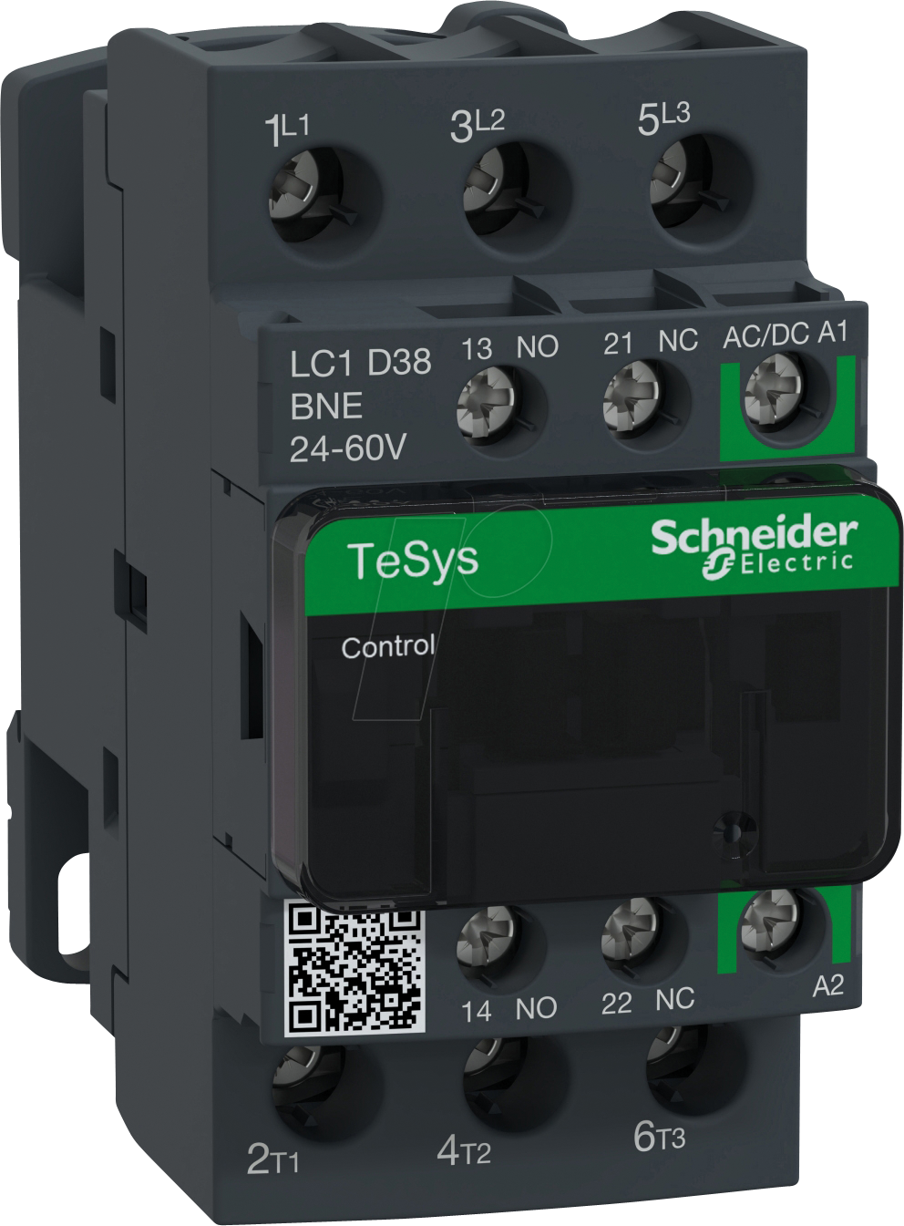3606480987786 - LC1D38BNE - Leistungsschütz TeSys D 3 -pol 1 NC 1 NO 24 … 60 V 3606480987786 - LC1D38BNE - Leistungsschütz TeSys D 3 -pol 1 NC 1 NO 24 … 60 V