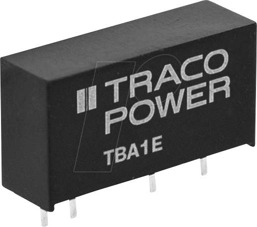 TBA 1-1213E - DC/DC-Wandler TBA 1 E, 1 W, 15 V, 66 mA, SIL-7