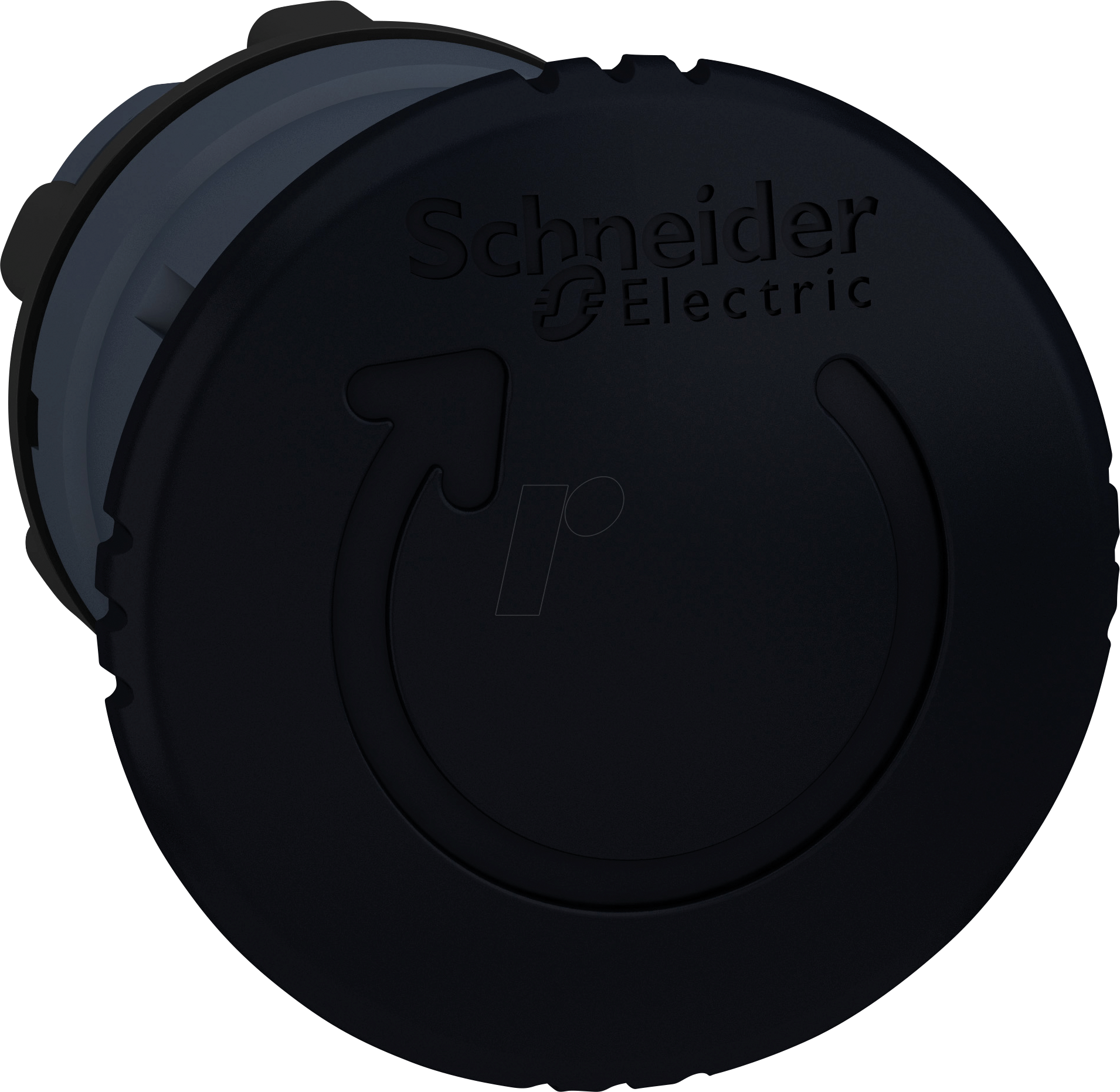 ZB5AS52 - Pilzdrucktaster, Frontelement, Harmony XB5, 22mm, schwarz