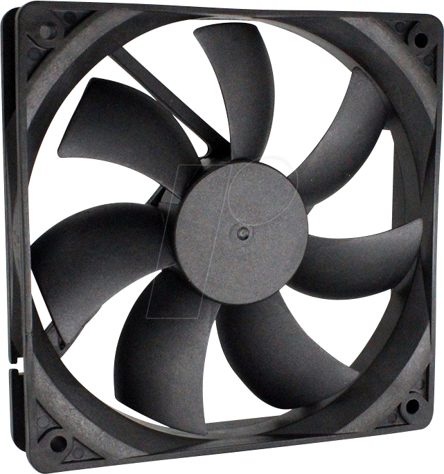 HF HD-1225H24B-X - Lüfter, axial, 120x120x25mm, 24VDC, 83.5CFM