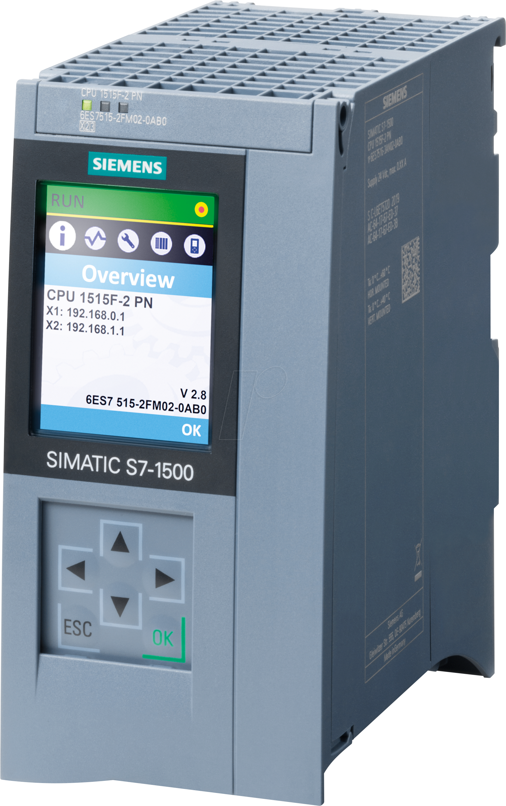 SIMATIC S7-1500F - SIMATIC S7-1500F, CPU 1515F-2 PN