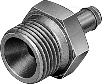 FESTO 12255 - Stecknippel-Verschraubung, M5  Ø 4,0 mm