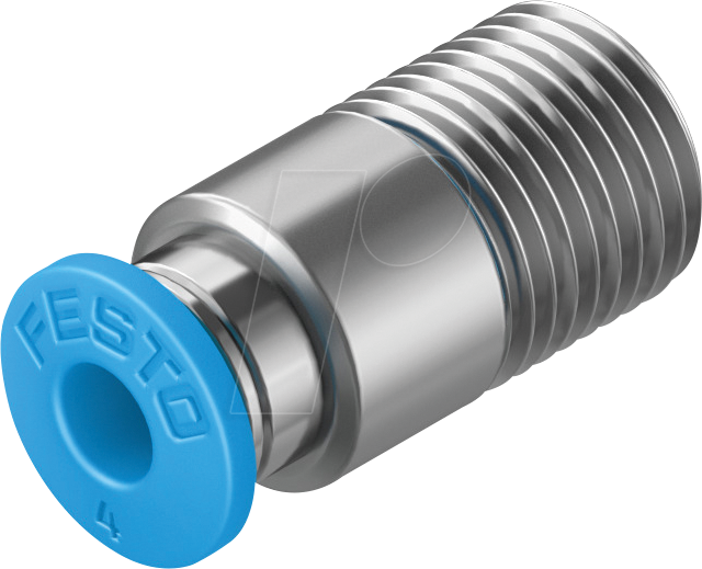 4052568031190 - 153012 - Steckverschraubung gerade mit Innensechskant R1 8  Ø 4 mm
