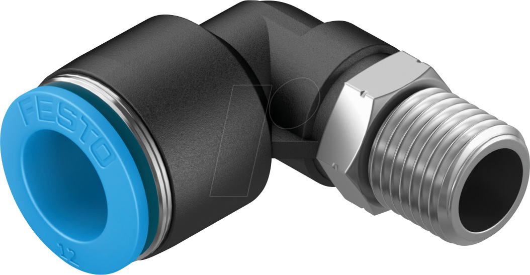 4052568012977 - 164981 - Steckverschraubung L-Form mit Außensechskant R1 4  Ø 12 mm