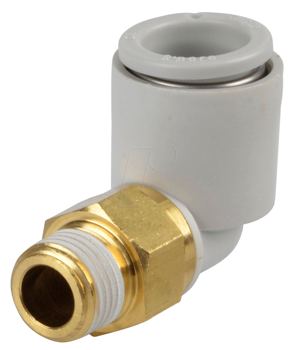 KQ2L10-01AS - Steckverschraubung, gewinkelt, 360° schwenkbar, R1/8  Ø 10 mm