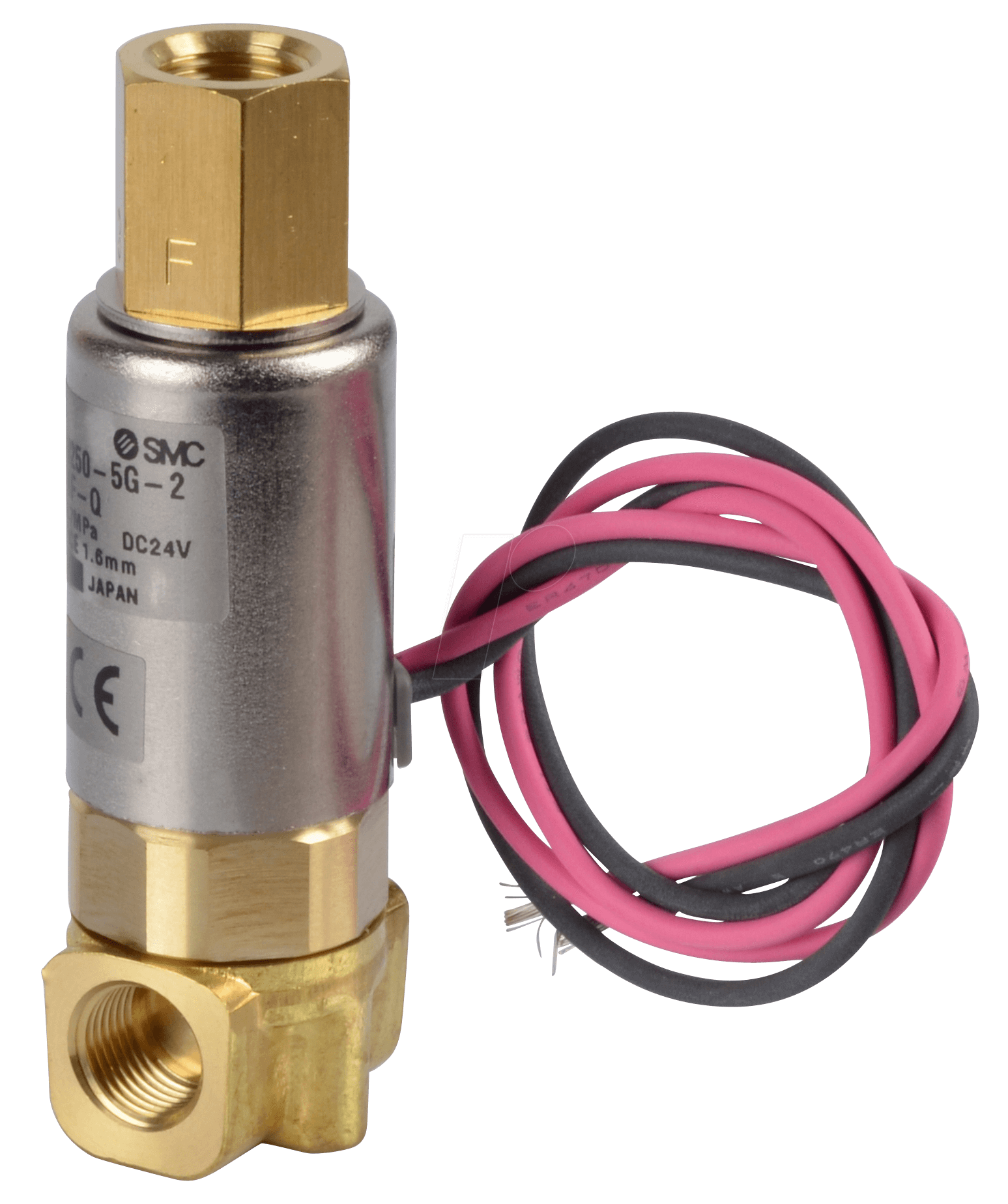 VDW2505G201FQ - Elektromagnetventil 3/2, 24 VDC, G1/8, ISO-Class-B