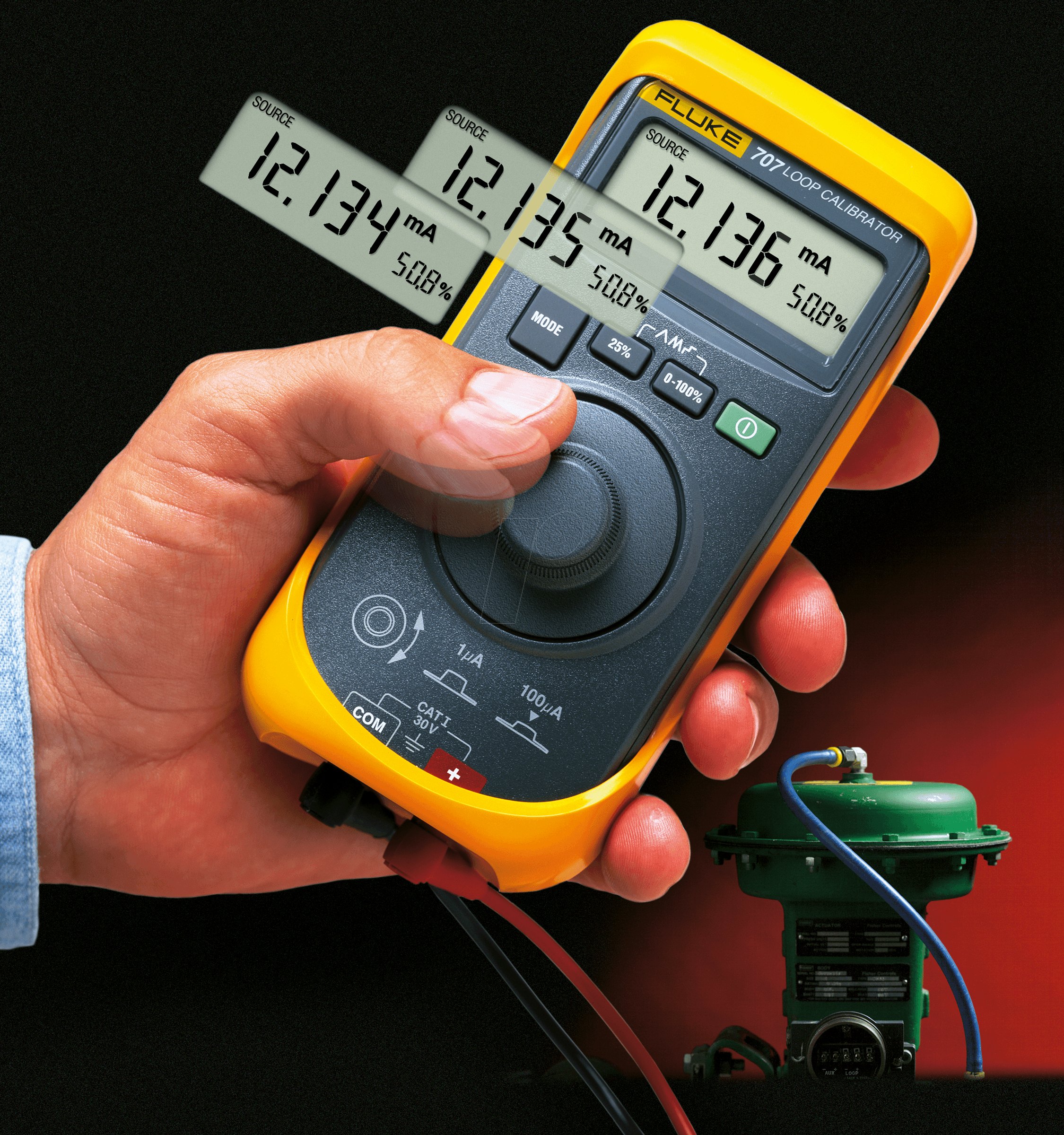 Universal-Kalibrator Für Spannung & Strom – Genauigkeit ±(0,25% FS +1 Digit), Tragbar, Professionell