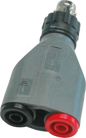 BNC 7047 - Adapter, BNC-Buchse auf 4 mm Sicherheitsbuchsen, isoliert