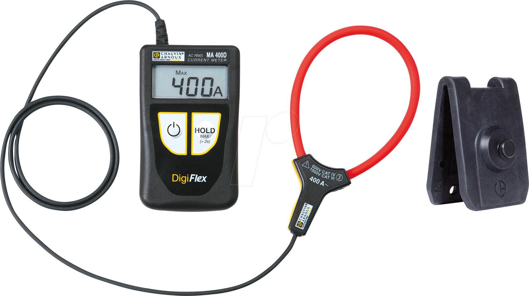 CHAU PA1120576ZM - Flexible Stromzange MA 400D-250, im Set mit Magnethalterung