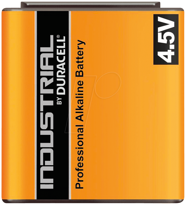 4 x Duracell Industrial Flachbatterie 3LR12 4,5V Block ID1203 lose