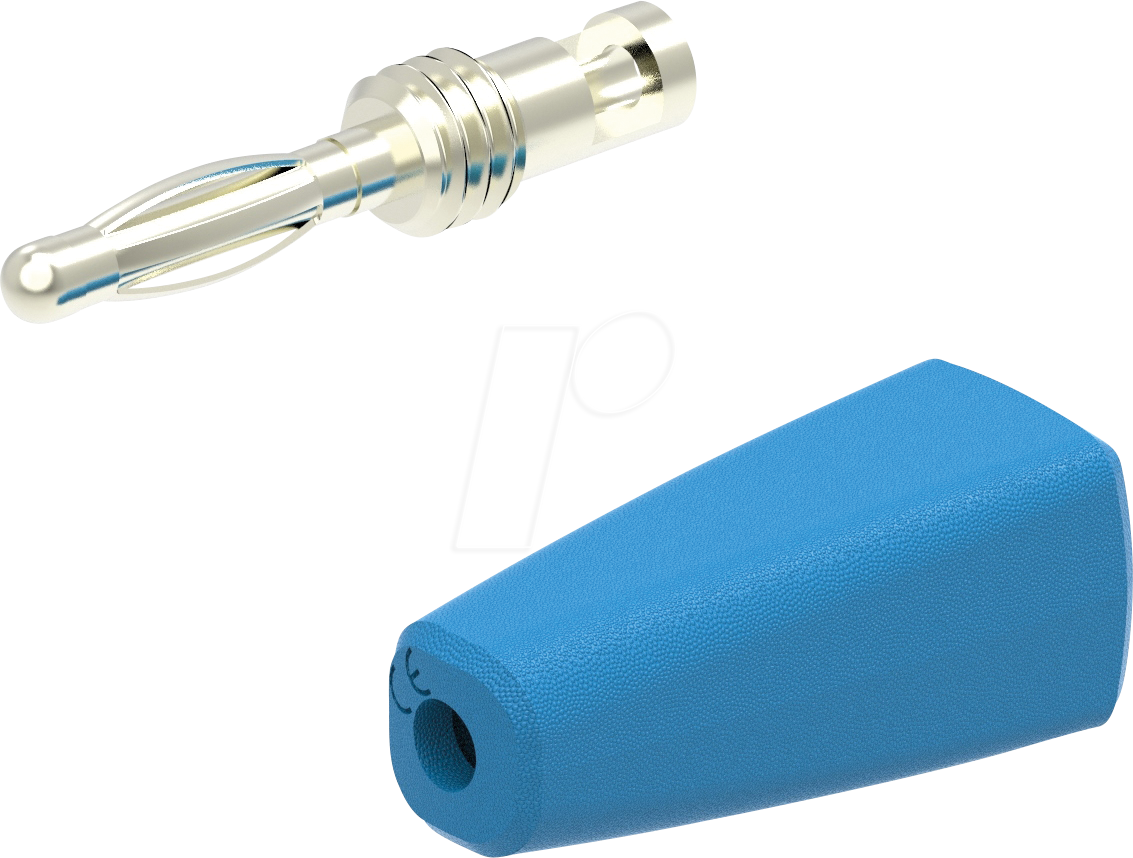 PJP 210-C-GE - Bananenstecker, 2 mm, Lötanschluss, gelb