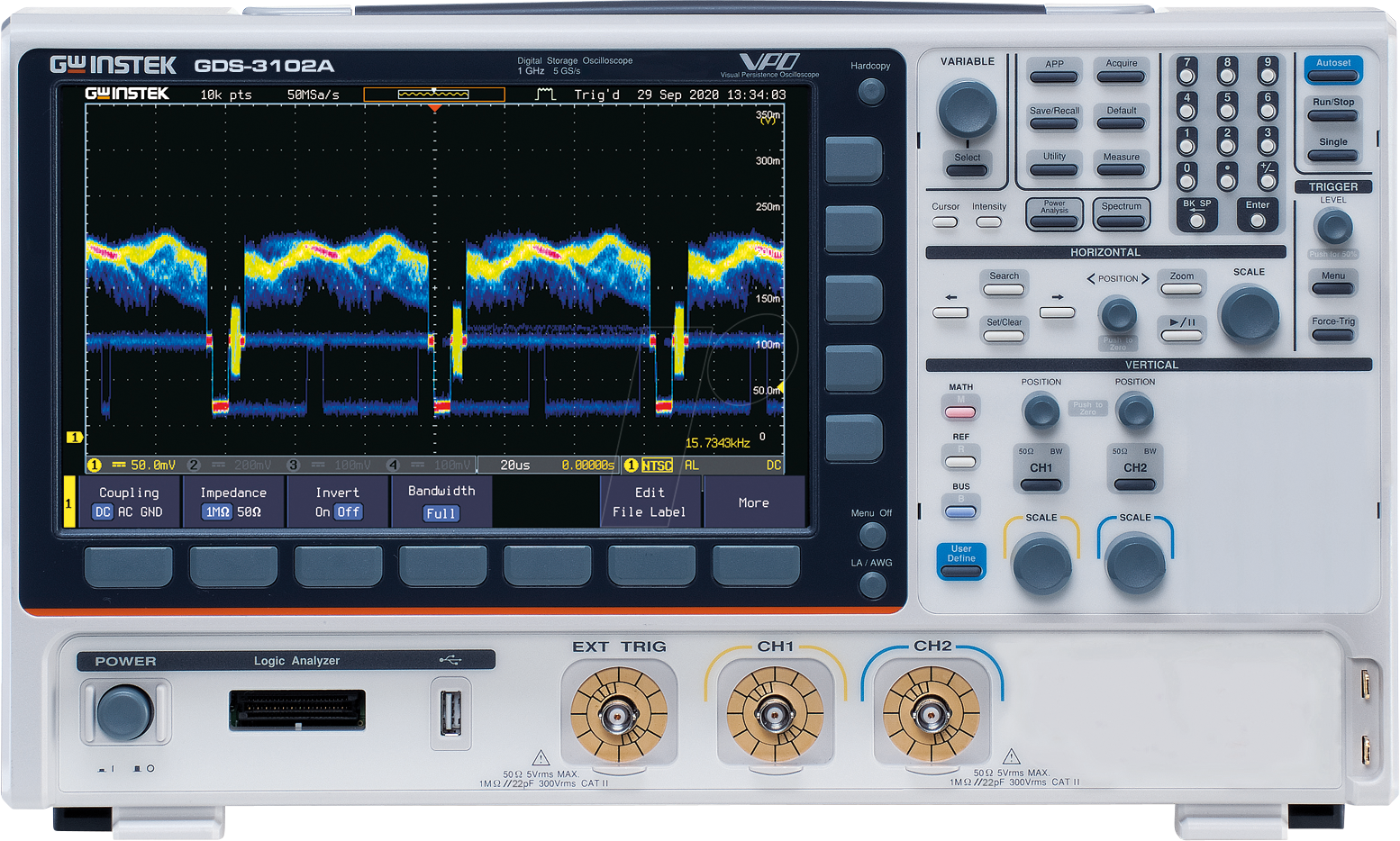 GDS-3102A - Digital-Speicher-Oszilloskop GDS-3102A, 1 GHz, 2 Kanäle