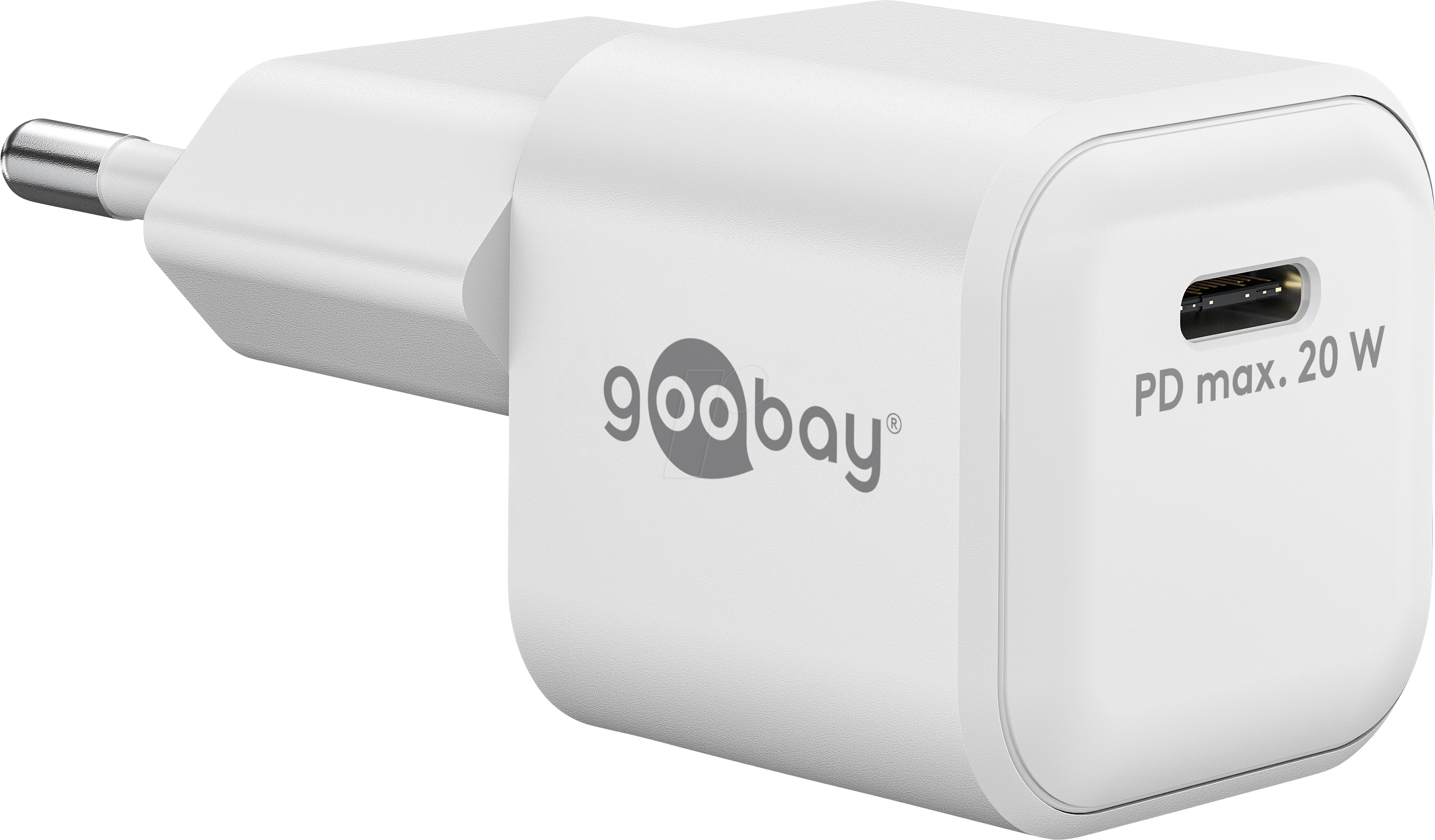 4040849791512 - GOOBAY 79151 - USB-Ladegerät 20 W GaN 1x USB-C weiß