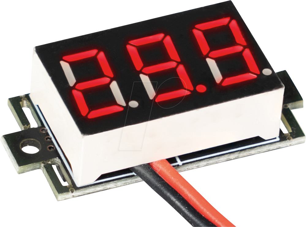 4250236830308 - COM-VM01 - Mini-Digital-Voltmeter LED 3 Ziffern 3 - 299 V DC