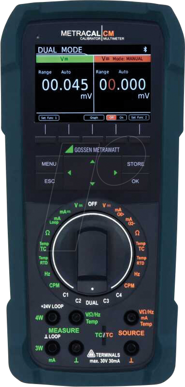 METRACAL CM PRO - Kalibrator METRACAL CM PRO, mA-Loop, Multimeter