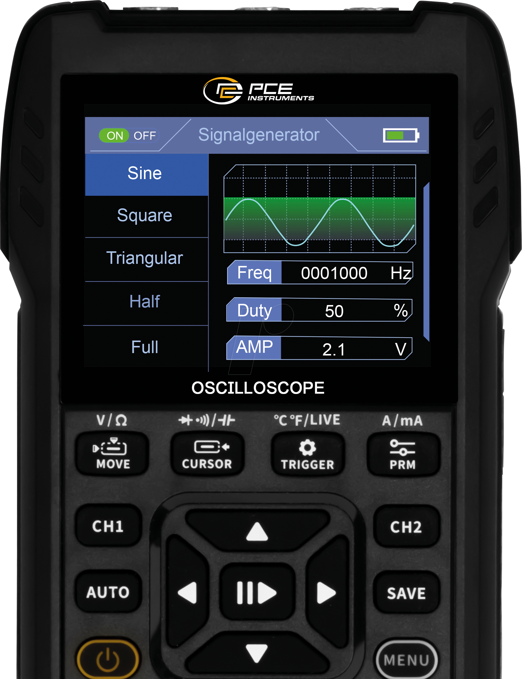 Oc Instrument PCE INSTRUMENTS Oszilloskop PCE-OC 50 | Handheld-Oszilloskope günstig ...