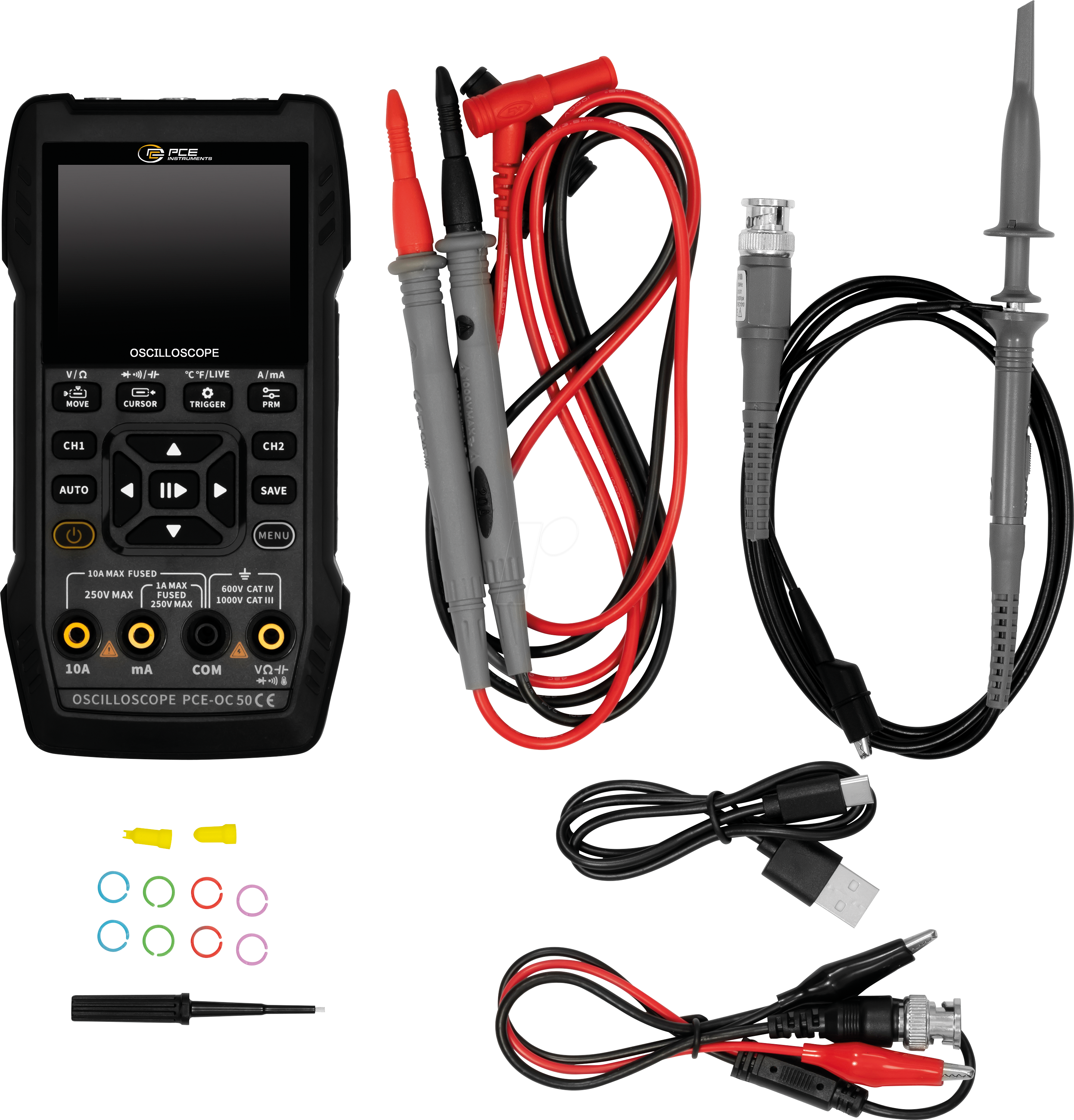 Oc Instrument PCE INSTRUMENTS Oszilloskop PCE-OC 50 | Handheld-Oszilloskope günstig ...