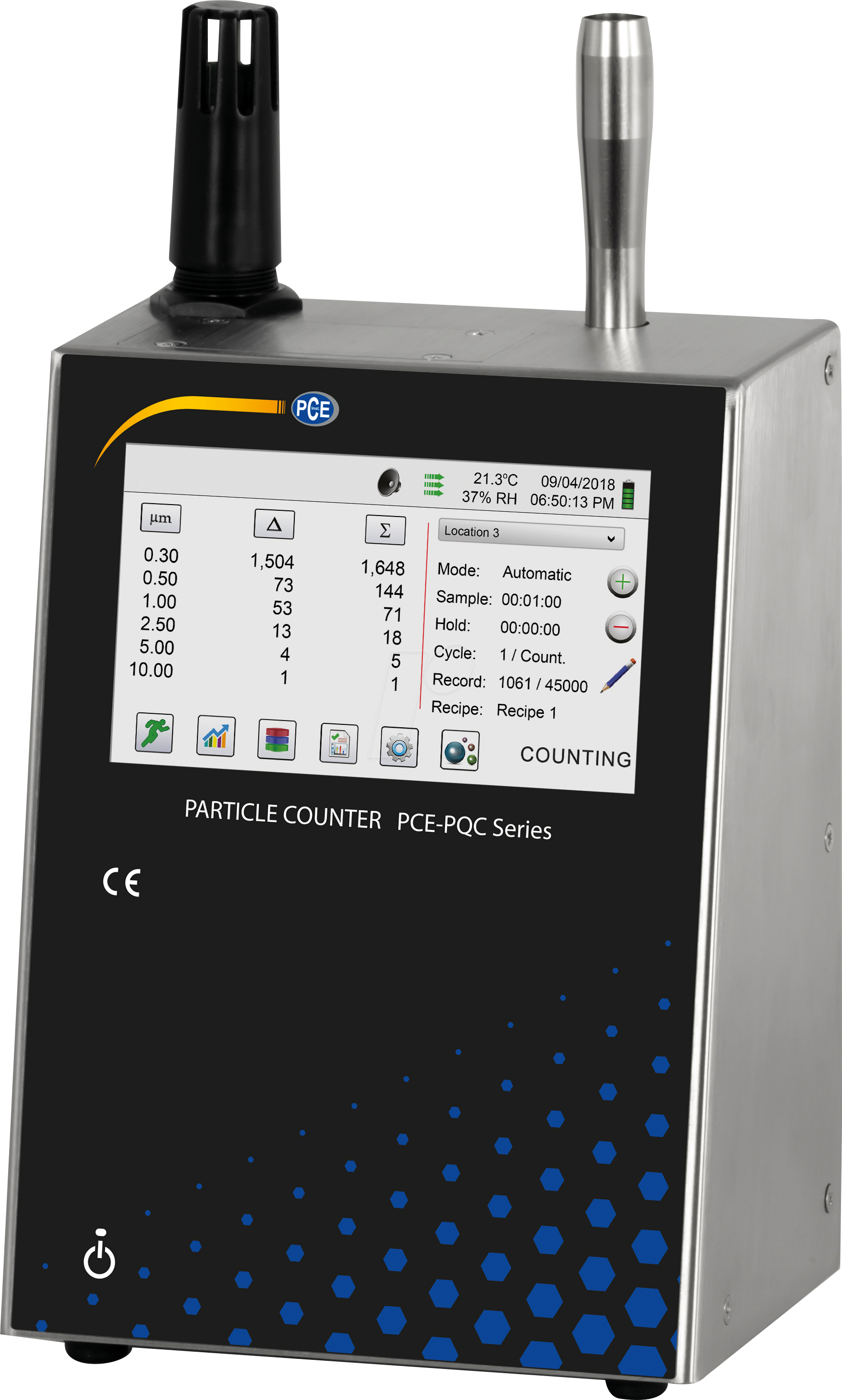 4250348720405 - PCE PQC 20EU - Partikelzähler PCE-PQC 20EU