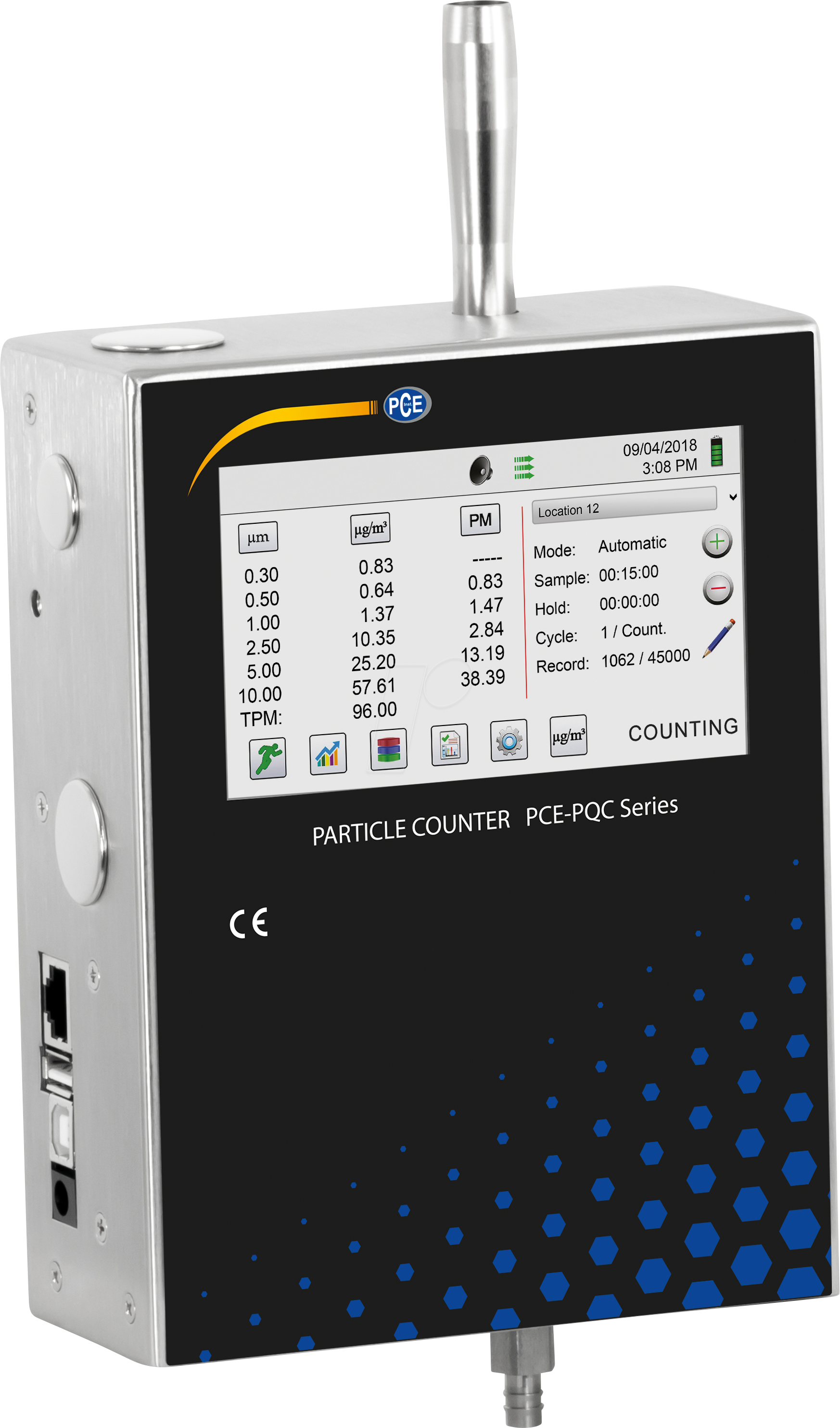 4250348720641 - PCE PQC 32EU - Partikelzähler PCE-PQC 32EU 4250348720641 - PCE PQC 32EU - Partikelzähler PCE-PQC 32EU