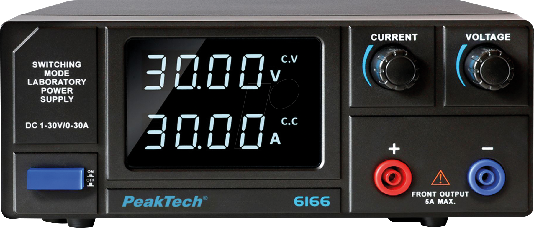 PEAKTECH 6166 - Labornetzgerät, 1 - 30 V, 0 - 30 A, 1 Kanal