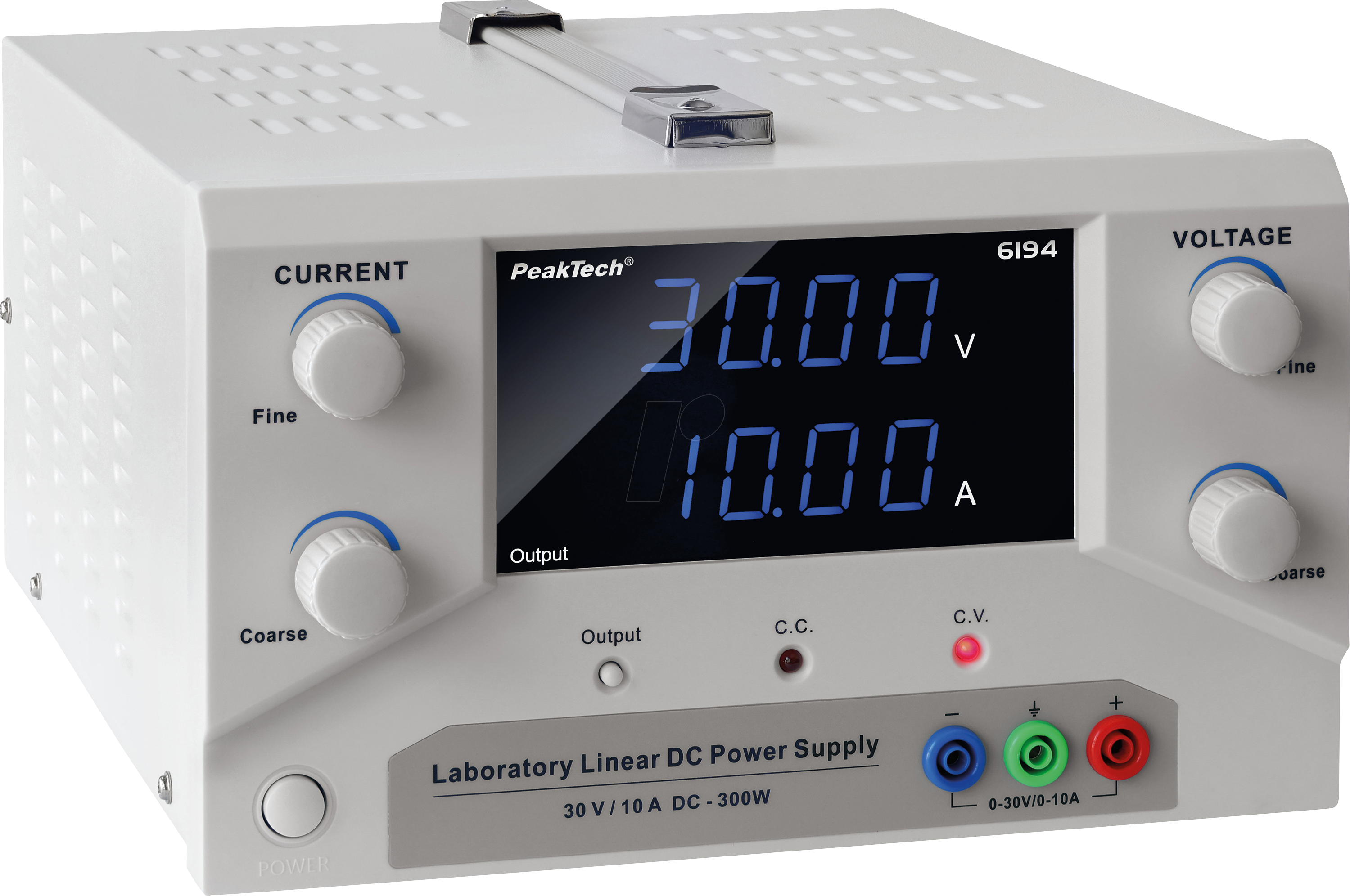 PEAKTECH 6194 - Labornetzgerät, 0 - 30 V, 10 A, 300 W, linear