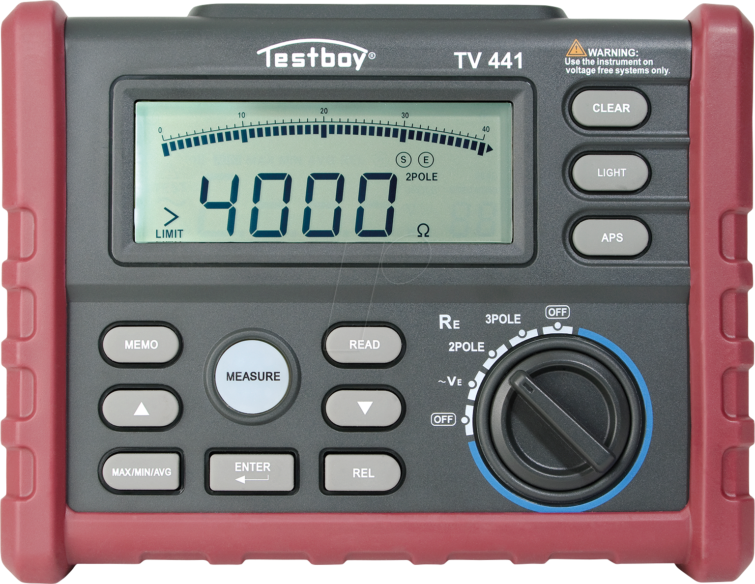 4028532214418 - TV 441 - Erdungswiderstandsprüfgerät 4000 Ohm 3 mA