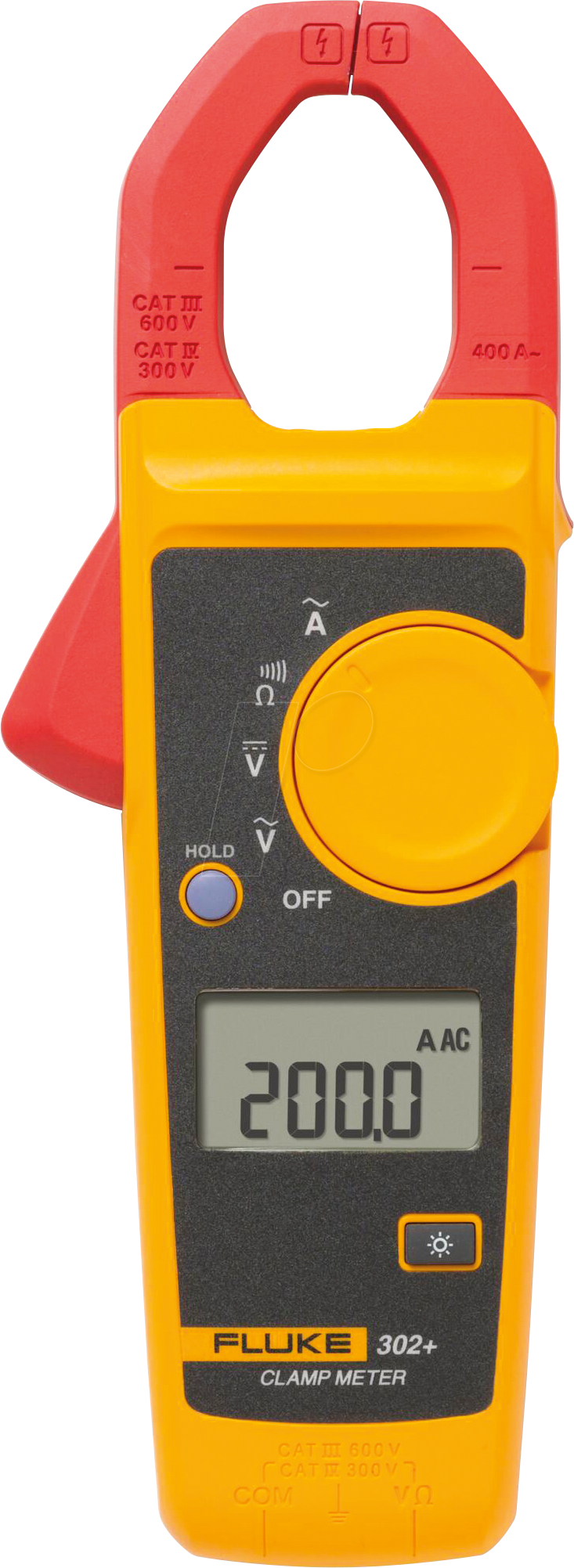 0095969624213 - FLUKE 302+ - Stromzange 302+ digital AC bis 400 A