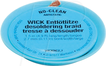 ERS 0WICKNC2.7 - Entlötlitze 2,7 mm
