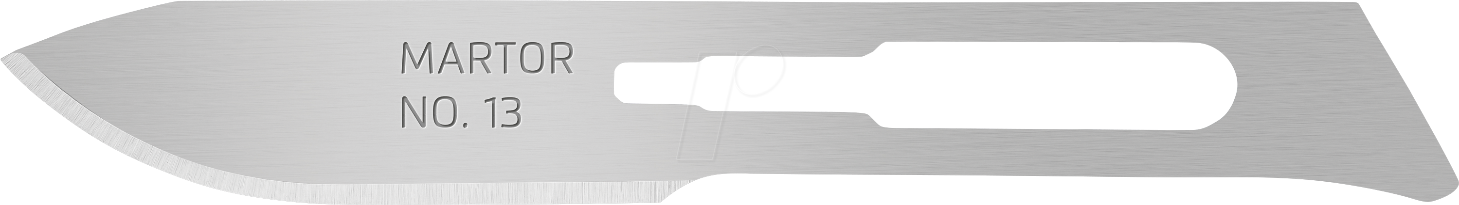 Skalpellklinge nr 13 Cuttermesser-Ersatzklinge 423 mm Stahl 10 St - Martor