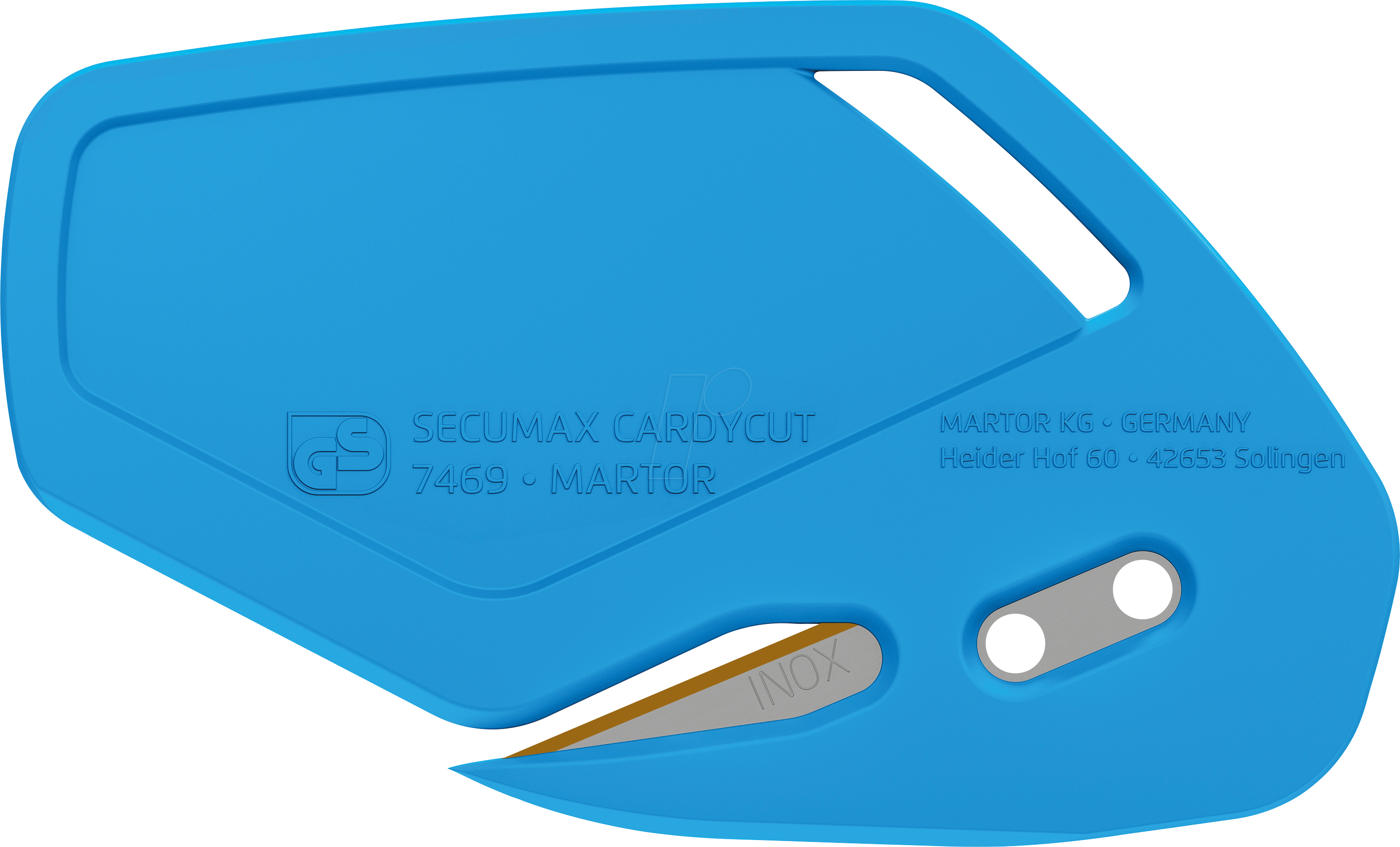 MART 746912.16 - Sicherheitsmesser SECUMAX CARDYCUT mit SPITZKLINGE 884, 100er Pa