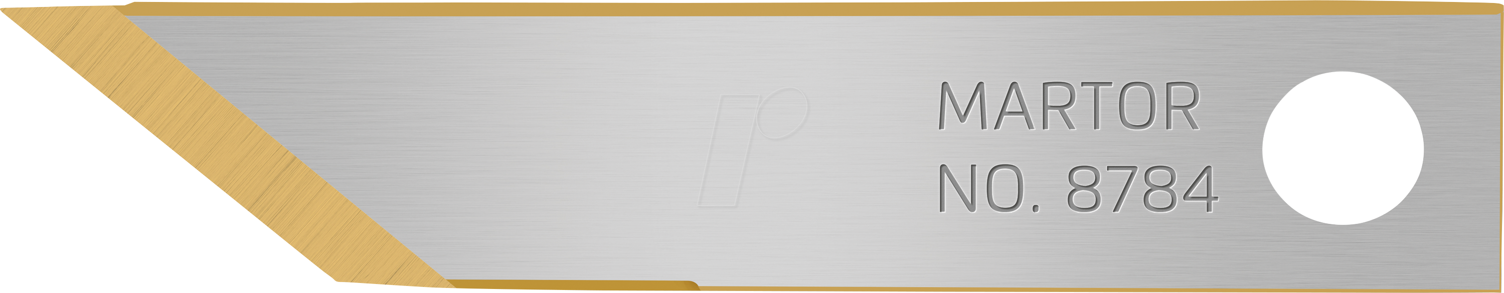 Trapezklinge Nr 8852 Normalstahl Schneide TiN-beschichtet 1 VE = 10 im Spender