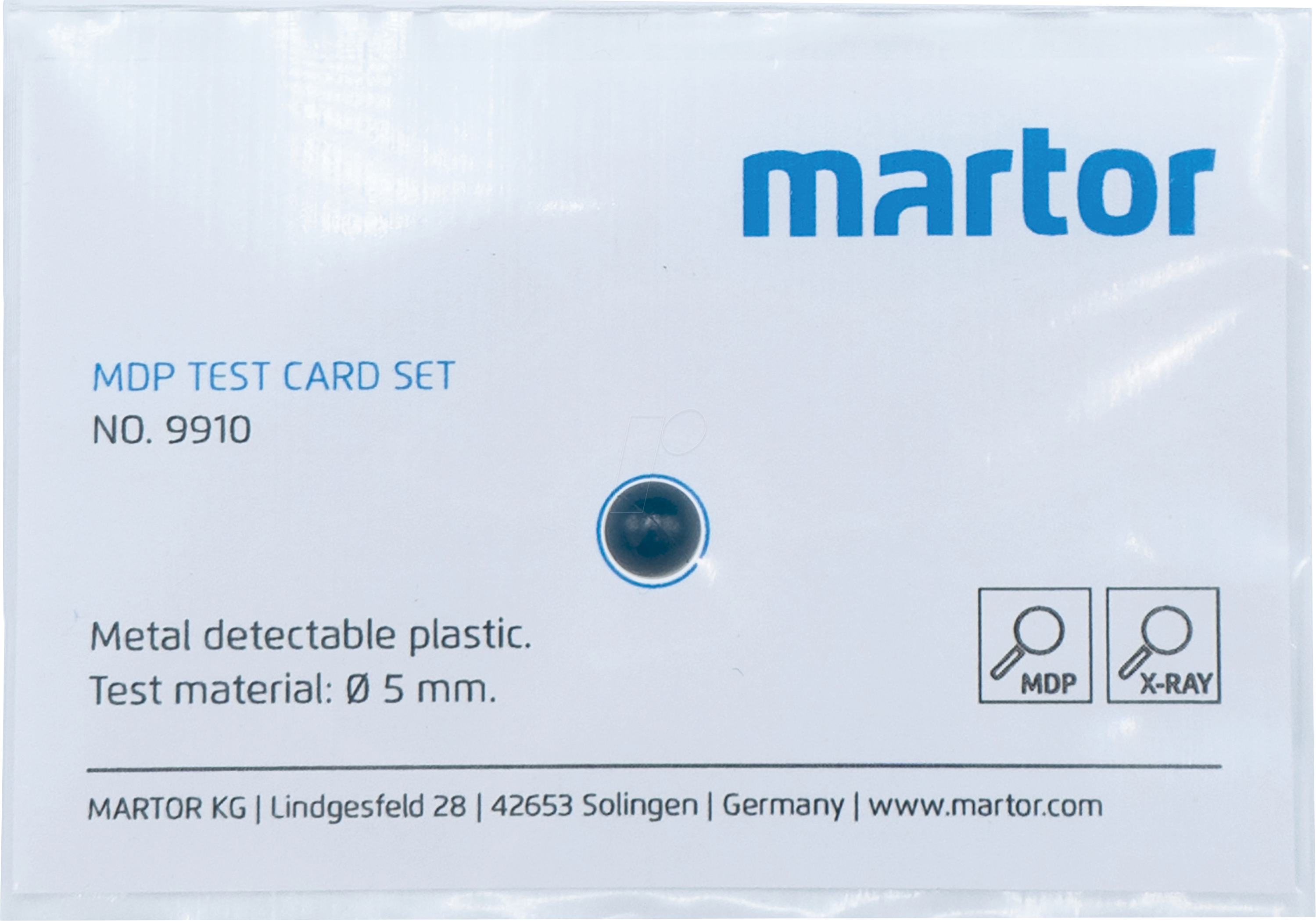 MART 9910.09 - MDP-PRÜFKARTENSET 9910