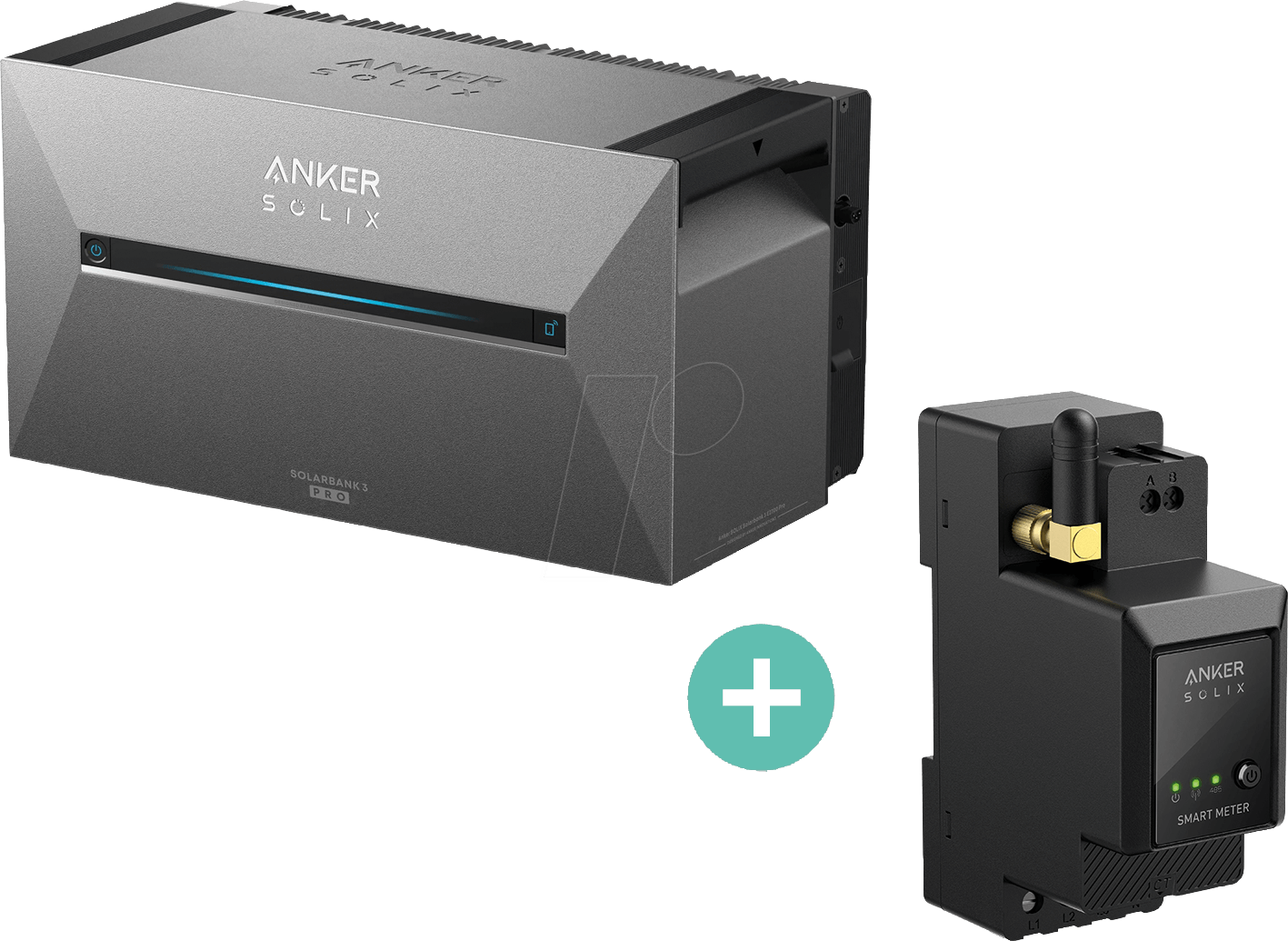 Image of ANKER SOL3 PRO+S - Anker SOLIX Solarbank 3 E2700 Pro + Smart Meter