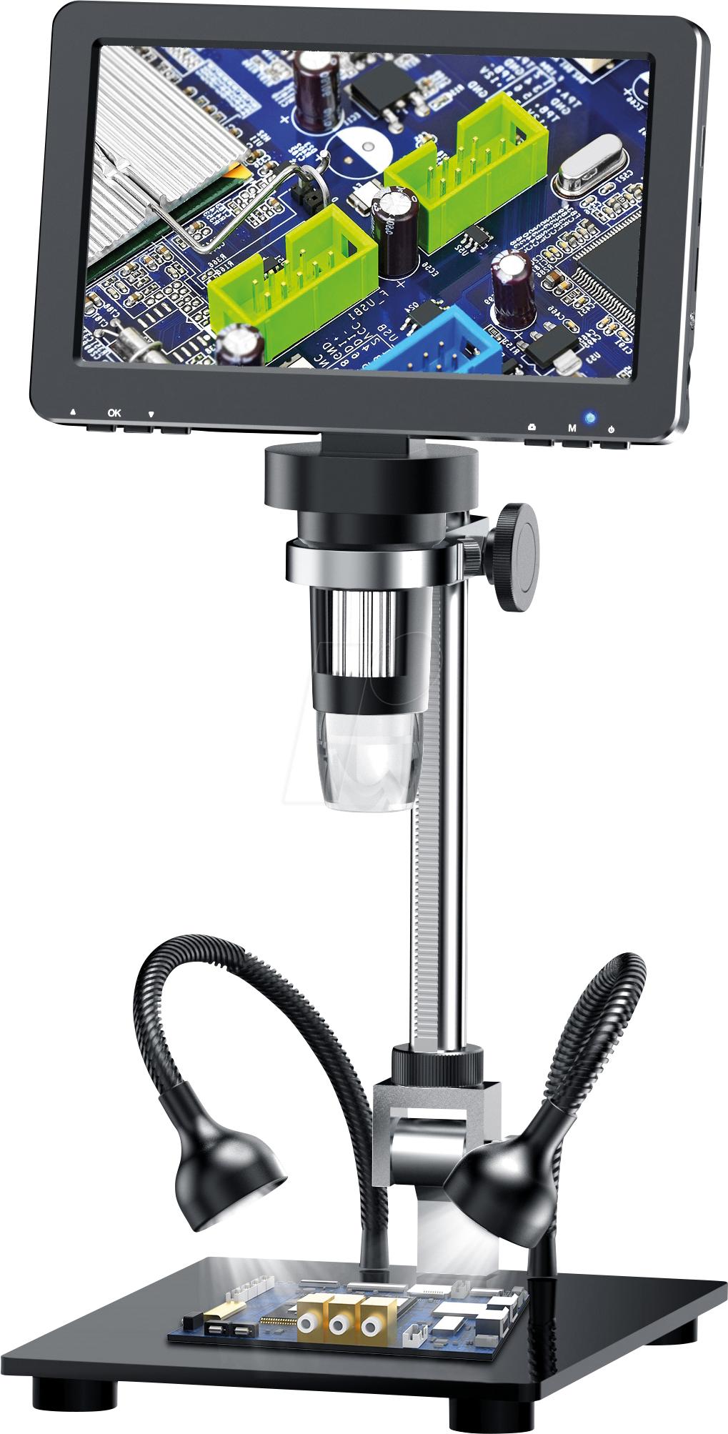 ANMAS DM9HCA - Digital Mikroskop, 7'' Display und HDMI