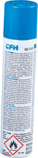 Kit Professionnel De Soudage Manuel Au Gaz CFH - Comprend Le Chalumeau Et 2 Cartouches De Gaz Universelles