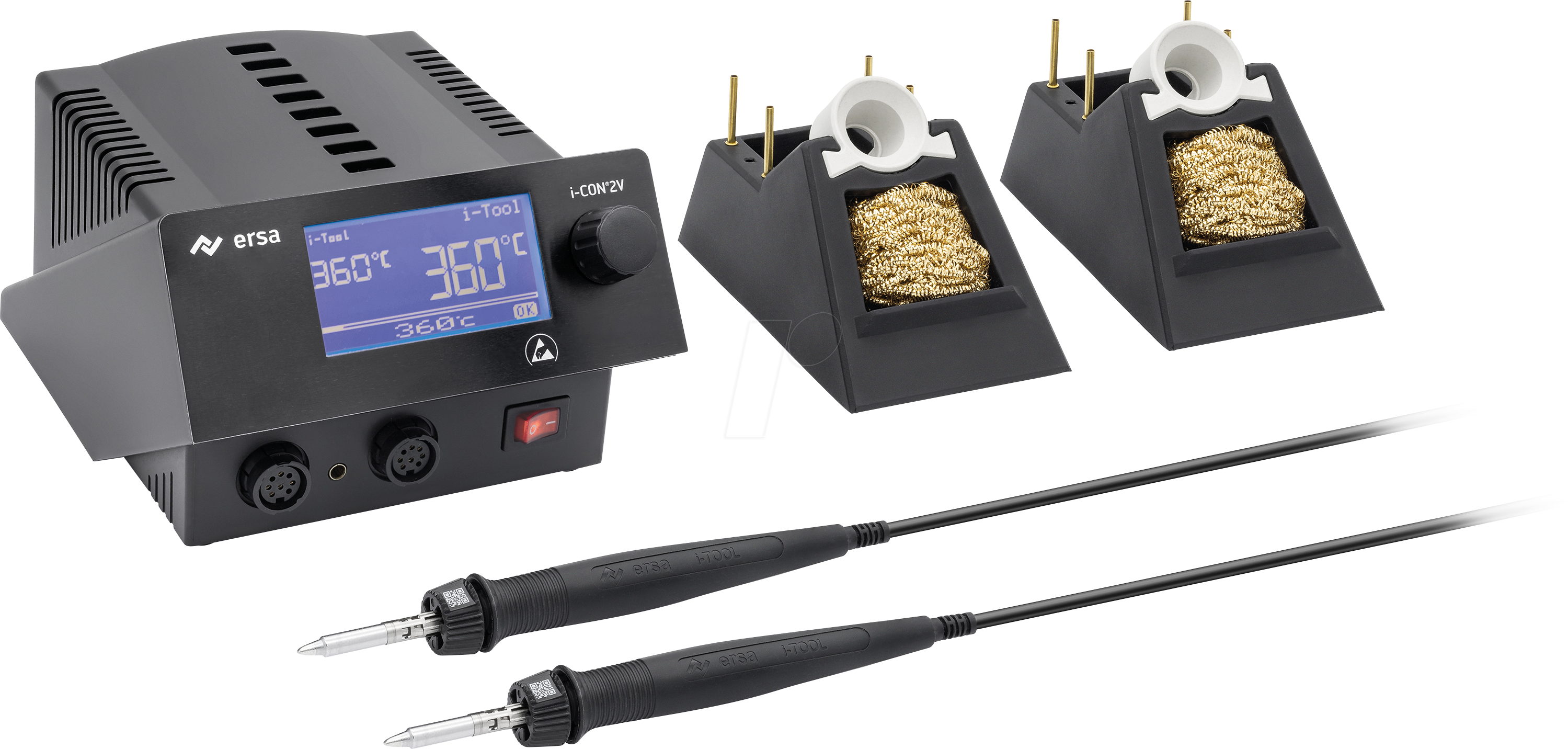 ERS 0IC2205VIT - Lötstation, ERSA i-CON 2V MK2 /230V 2x i-Tool