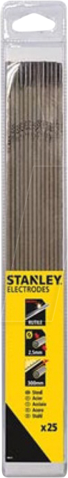 VEL STW90473 - Rutil Schweißelektroden 2,5 mm x 300 mm, 25 Stück