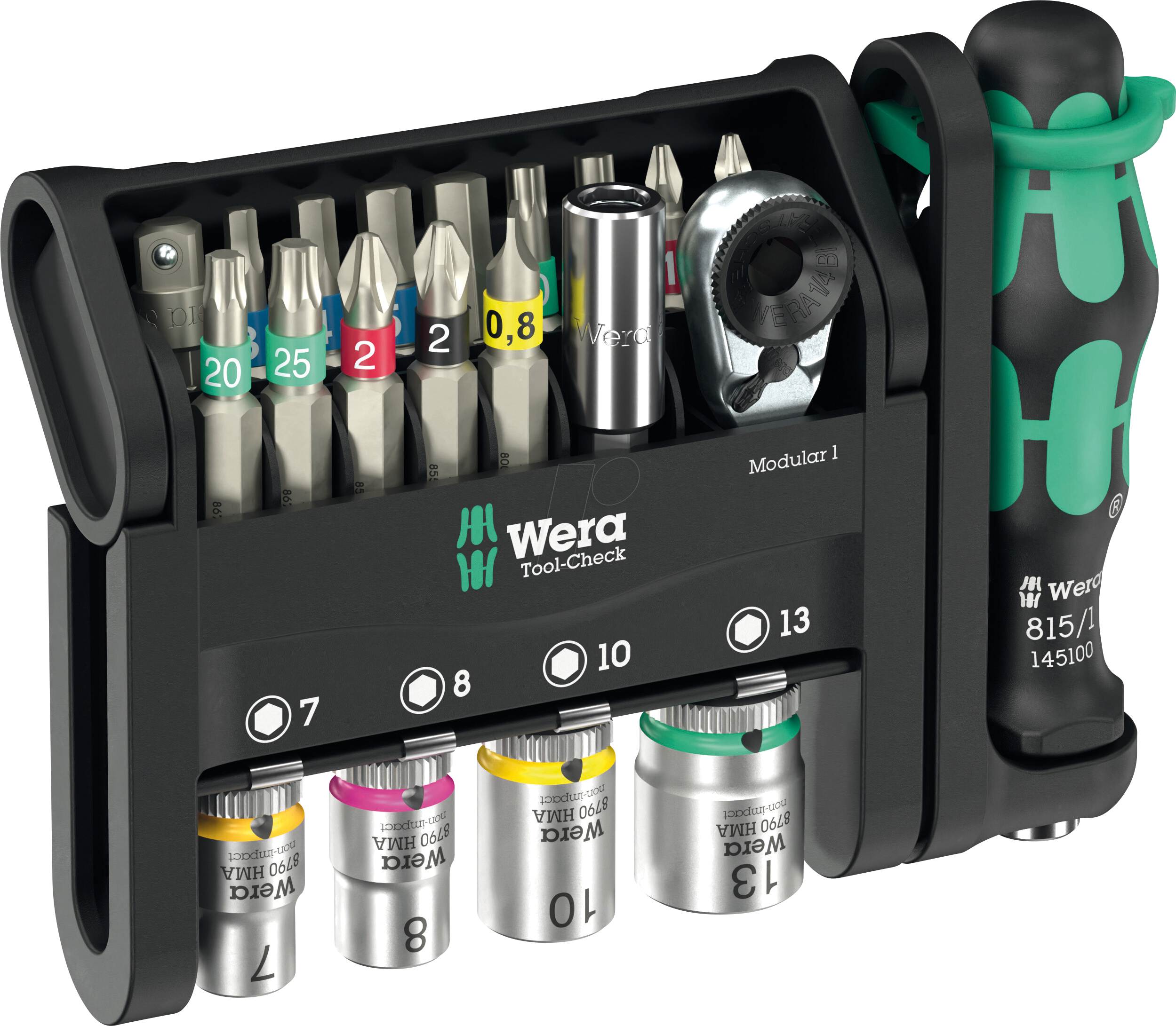 4013288234230 - WERA 05049000001 - Bits-Sortiment Tool-Check Modular 1 21-teilig 4013288234230 - WERA 05049000001 - Bits-Sortiment Tool-Check Modular 1 21-teilig