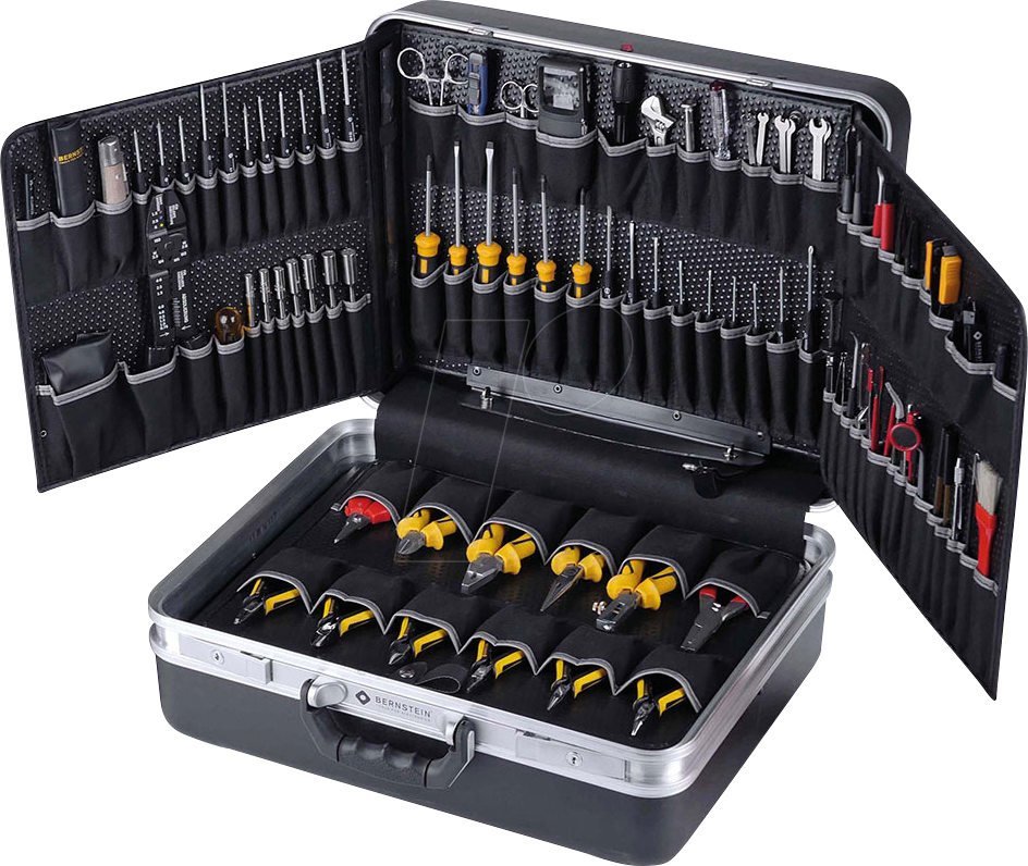 4250838500463 - Bernstein Tools BOSS 6500 ElektrikerInnen Werkzeugkoffer bestückt 112teilig (L x B x H) 490 x 410 x 190 mm