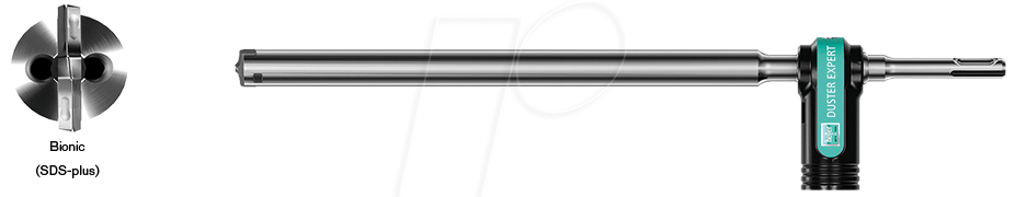 BOHR 289702 - Hammerbohrer, SDS-Plus, DusterExpert, 8 mm