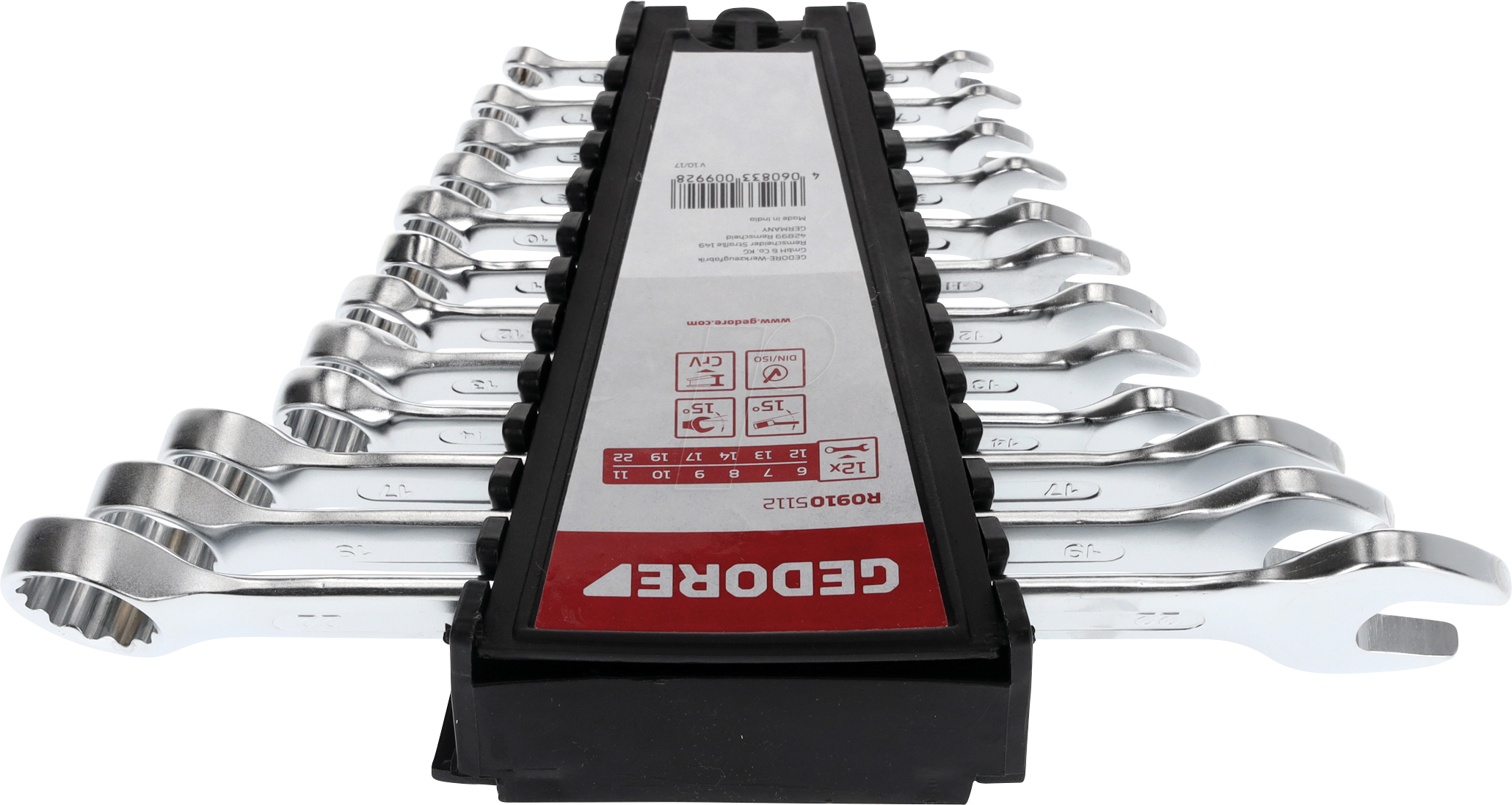 GEDORE WERKZEUG Ringsteeksleutel-set 6-22 mm 12-delig | Ring-, steek ...