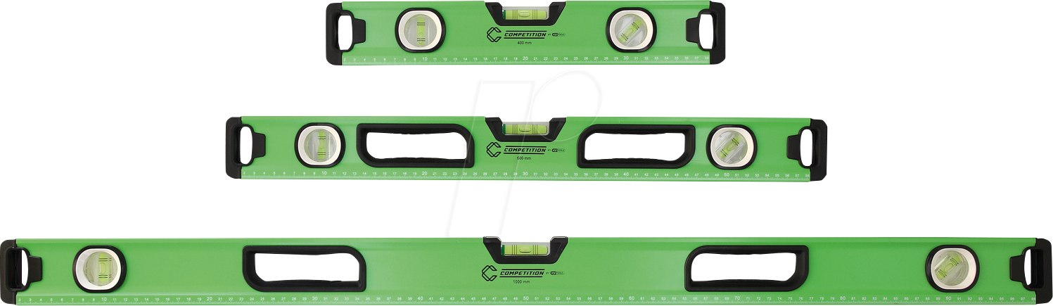4042146963630 - COM 5120510 - COMPETITION Wasserwaagen-Satz 3-tlg 400 + 600 + 1000 mm 4042146963630 - COM 5120510 - COMPETITION Wasserwaagen-Satz 3-tlg 400 + 600 + 1000 mm