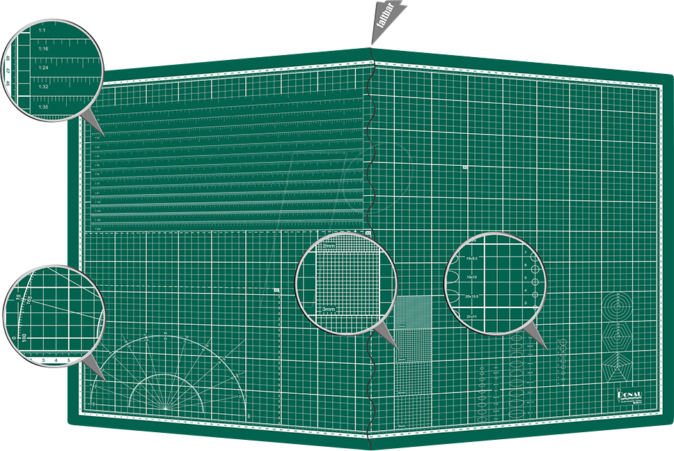 Image of DONAU MS-A1 - Schneidematte, A1, 900 x 600 x 3 mm