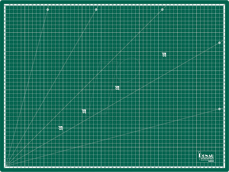 DONAU MS-A2 - Schneidematte, A2, 600 x 450 x 3 mm